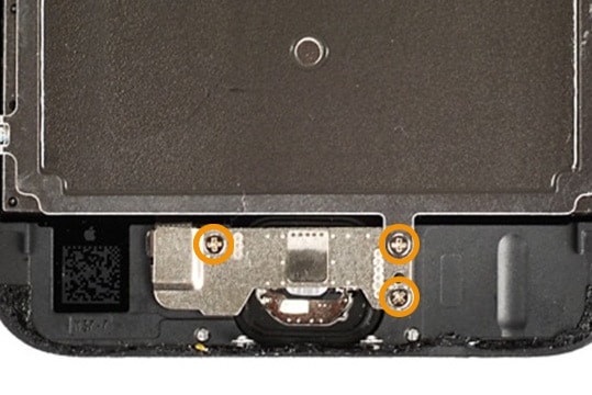iPhone 6s homebutton schrauben entfernen