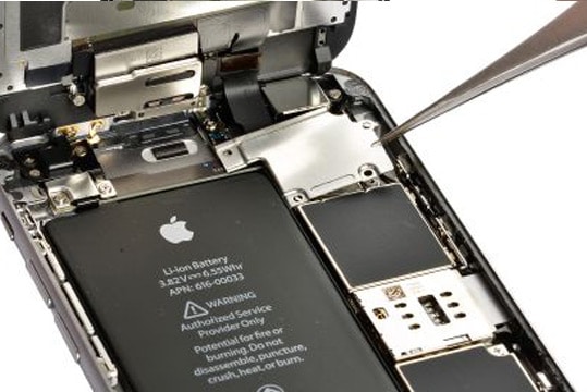 iphone6s displaykabel abdeckung abnehmen